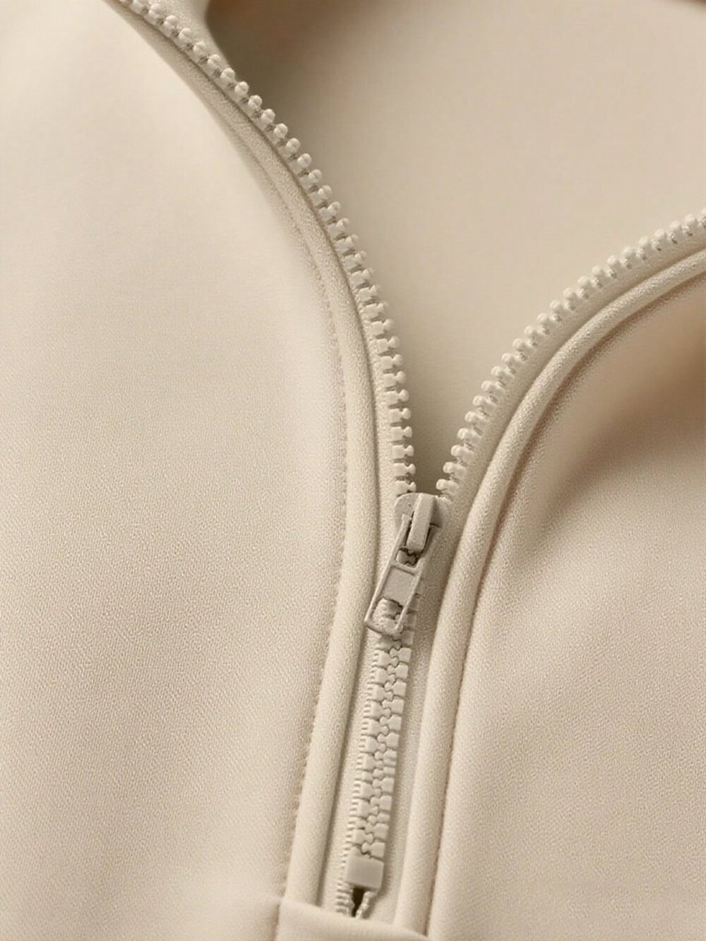 Apricot Casual Men's Drop Shoulder Graphic Zip-Up Hooded Sweatshirt - Picture 5 of 9